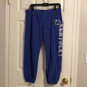 PINK by Victoria Secret blue sweatpants sz M